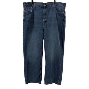 Levi's 565 Loose Straight Leg Jeans Medium Wash Men 44x32 (ACTUAL 45x30)Mid-Rise